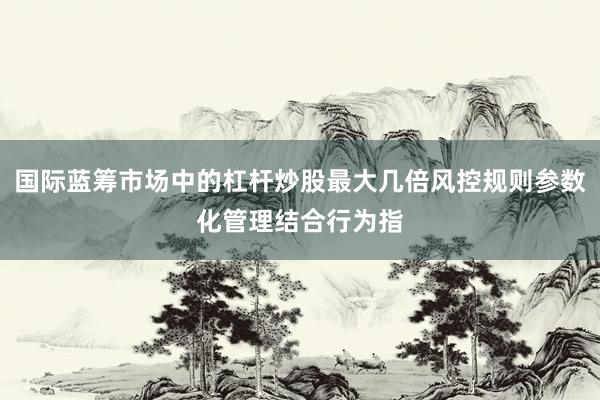 国际蓝筹市场中的杠杆炒股最大几倍风控规则参数化管理结合行为指