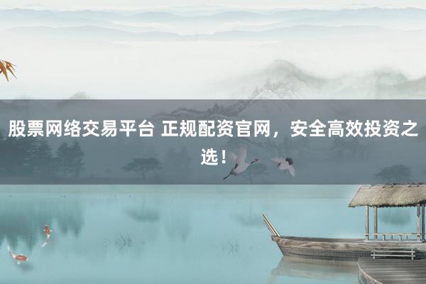 股票网络交易平台 正规配资官网，安全高效投资之选！